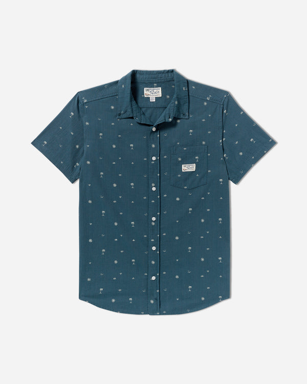 rvca Exotica Seersucker Short Sleeve Shirt