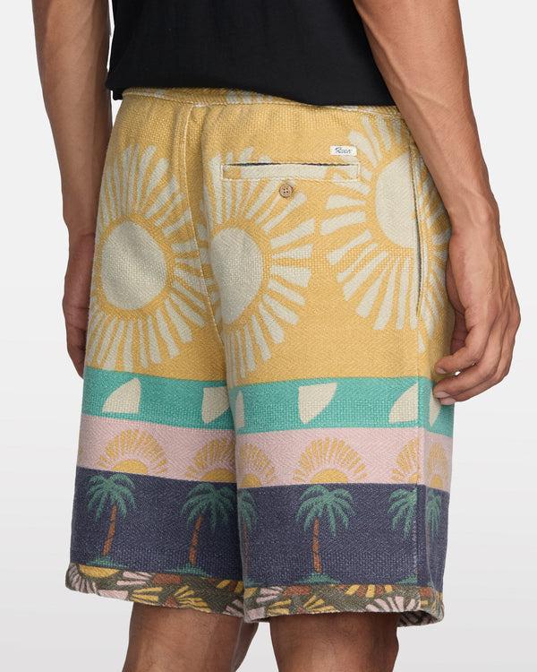 Rvca Exotica Stripe Elastic 19" Short