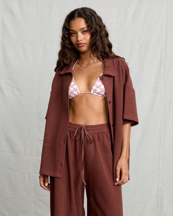 rvca Fade Crochet Shirt