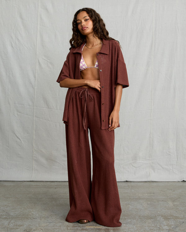 rvca Fade Crochet Shirt