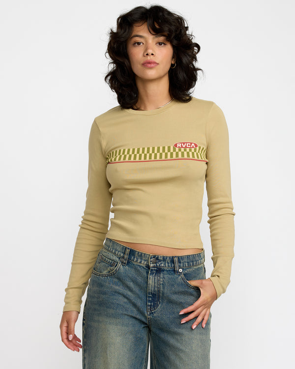 Rvca Fortune Long Sleeve Tee