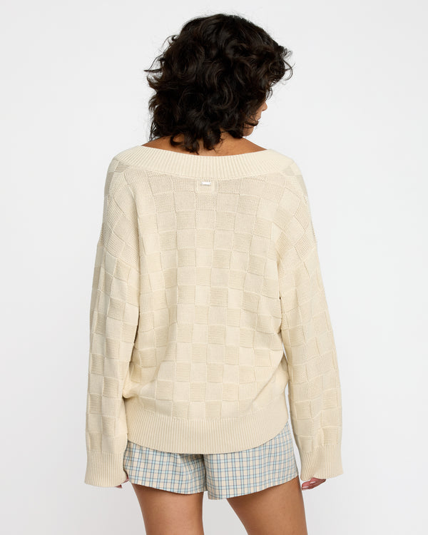 Rvca Harmony V-Neck Sweater