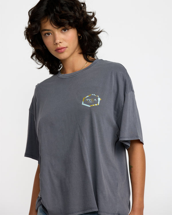 Rvca Hawaii Hex II Baggie Tee