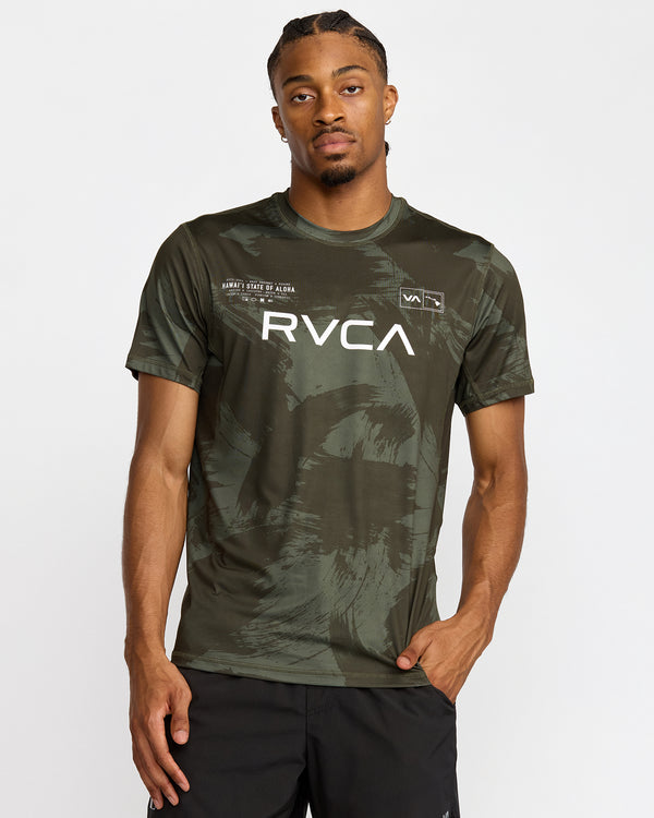 Rvca Hawaii Sport Vent Short Sleeve Tee