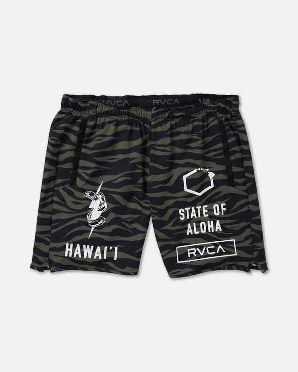 rvca Hawaii Yogger Stretch 17" Short