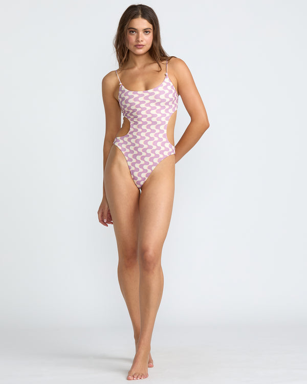 Rvca In The Groove Rev Square Neck One Piece