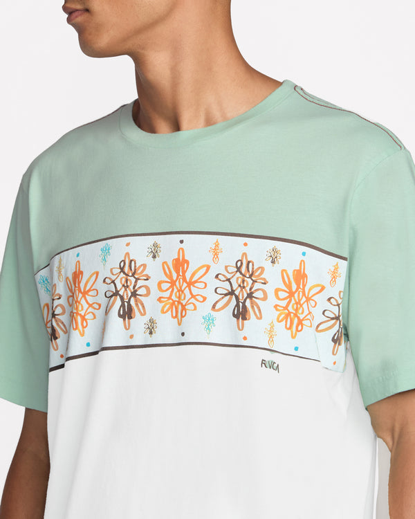 Rvca Jacob Stripe Short Sleeve Tee