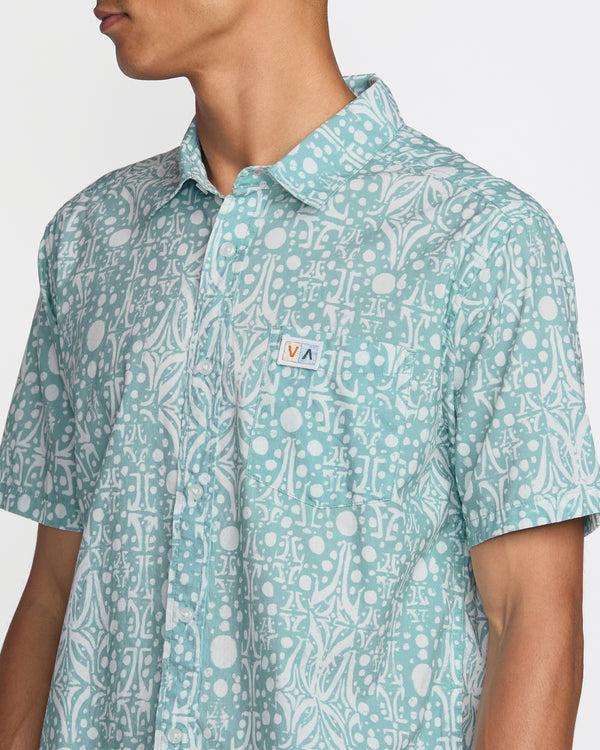 Rvca Jacobs Archive Print Short Sleeve Shirt