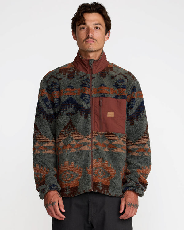 Rvca Jacumba Sherpa Zip