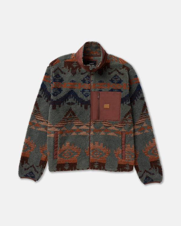 rvca Jacumba Sherpa Zip