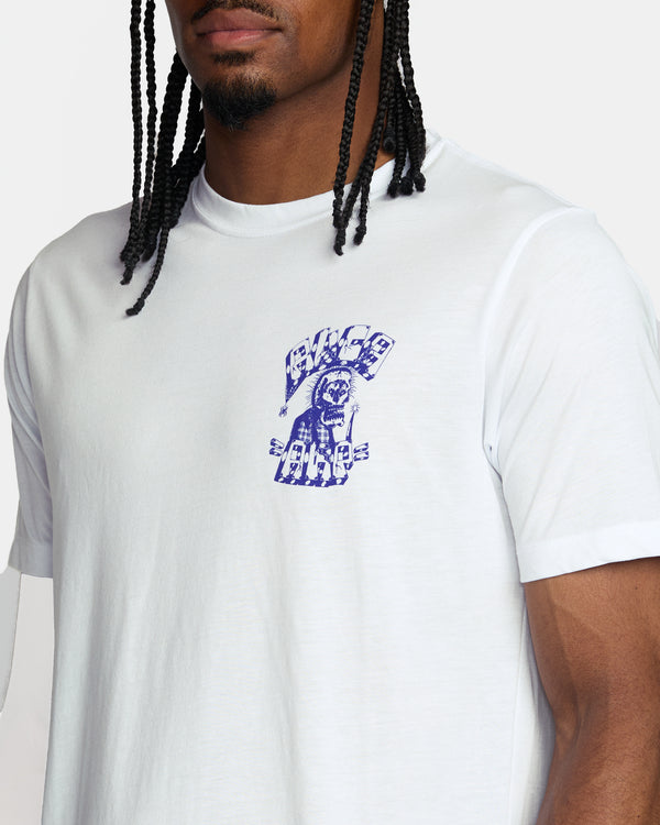 Rvca Jesse Barba Skull Wall Short Sleeve Tee