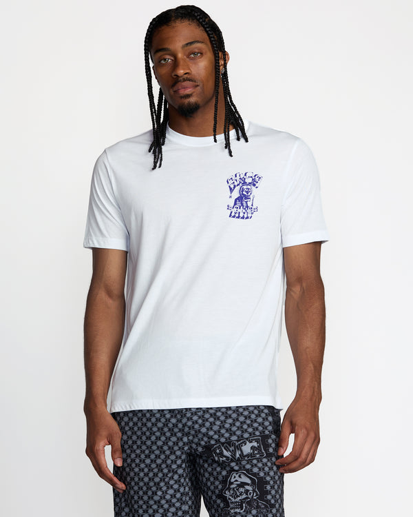 rvca Jesse Barba Skull Wall Short Sleeve Tee