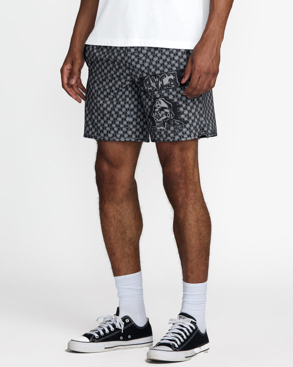 Rvca Jesse Barba Yogger Stretch 17" Short