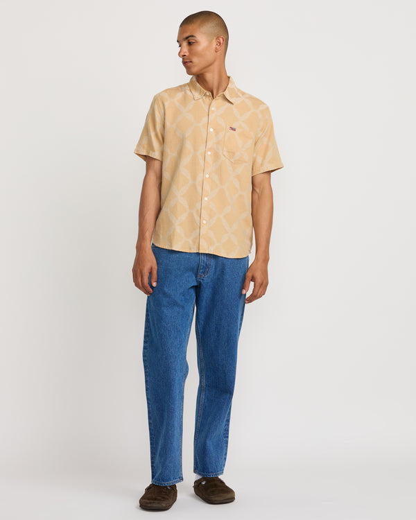Rvca LA Ornament Short Sleeve Shirt