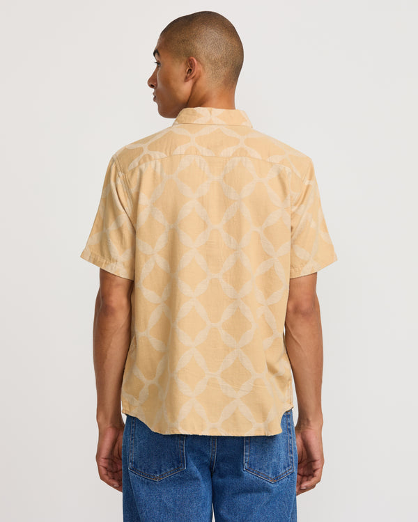 Rvca LA Ornament Short Sleeve Shirt