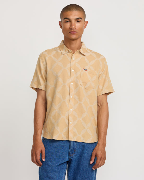 rvca LA Ornament Short Sleeve Shirt