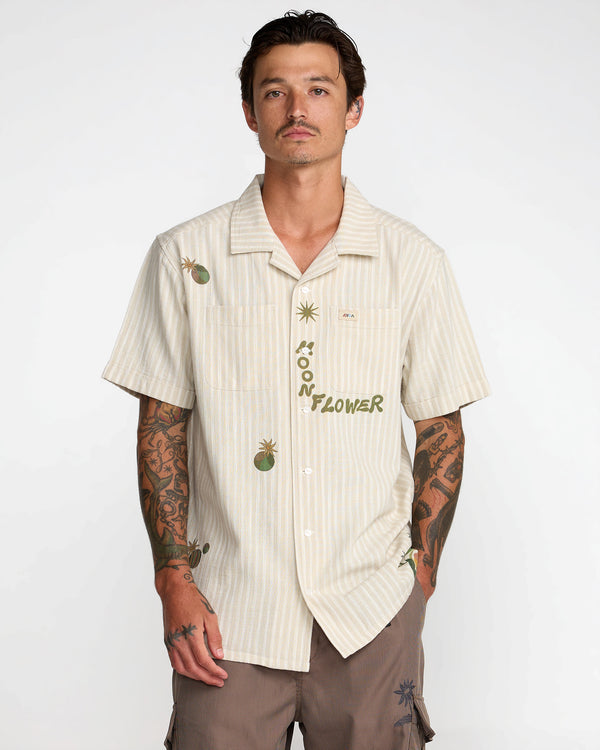 Rvca Mel G Moonlight Short Sleeve Shirt