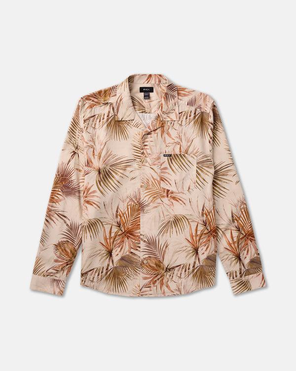 rvca Mel G Palm Long Sleeve Shirt
