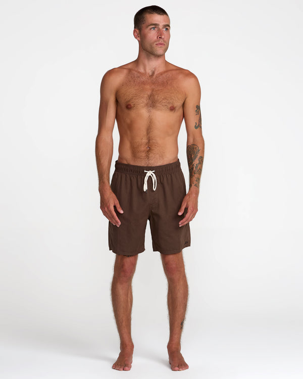 Rvca Opposites Elastic 2 17" Swim Trunk