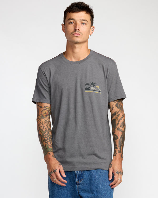 Rvca Palm Trail Short Sleeve Tee