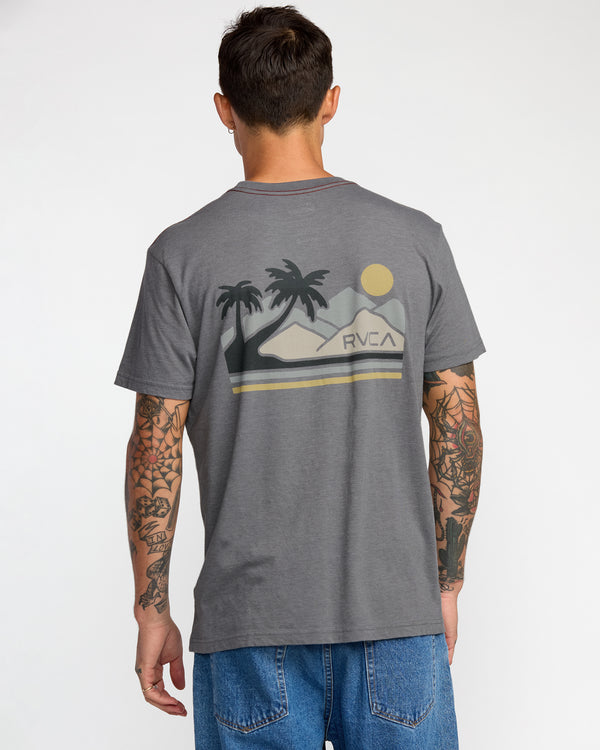 Rvca Palm Trail Short Sleeve Tee