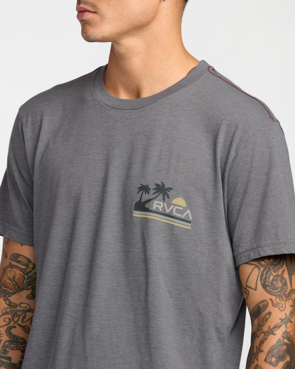 Rvca Palm Trail Short Sleeve Tee