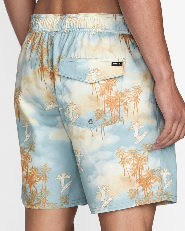 Rvca Perry Elastic 17" Swim Trunk