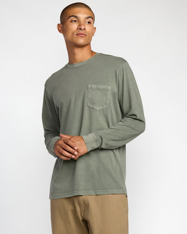 Rvca PTC Pigment Long Sleeve Tee