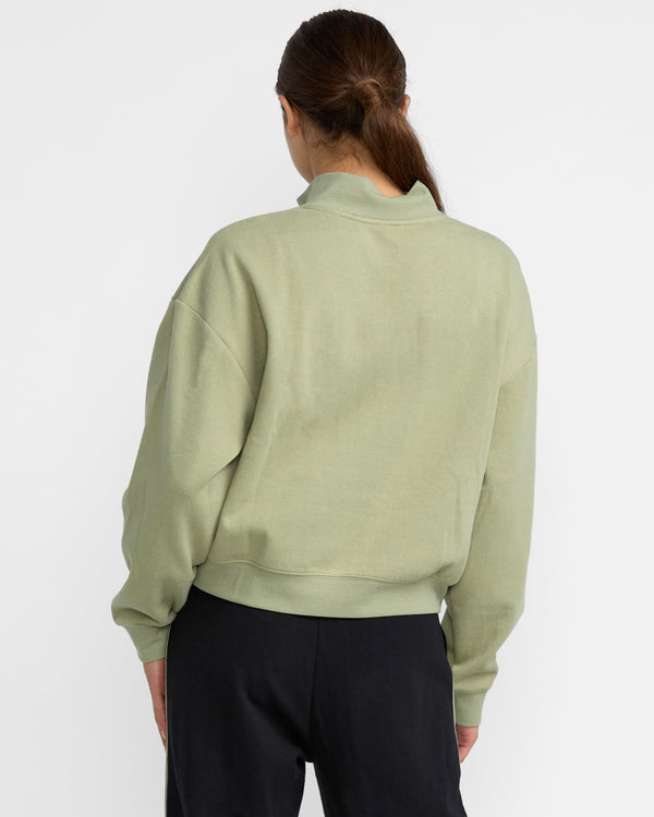 Rvca Recess Half Zip Crew