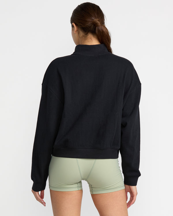 Rvca Recess Half Zip Crew