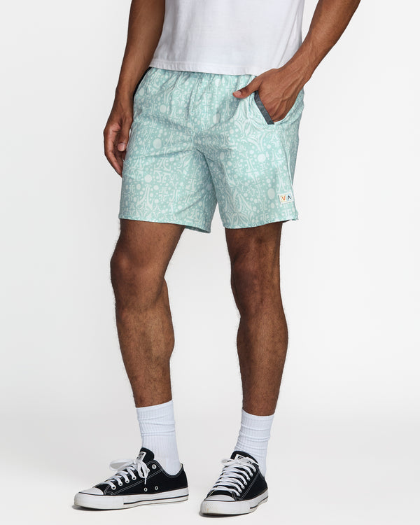 Rvca Rich Jacobs Yogger Stretch 17" Short