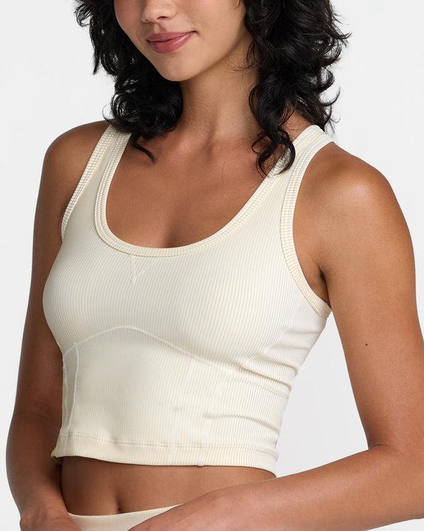 rvca Scoop Neck Long Line Bra