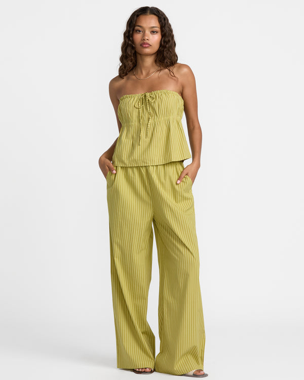 Rvca Stripe New Yume Wide Pant