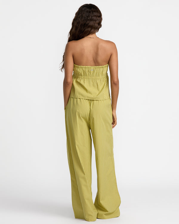 Rvca Stripe New Yume Wide Pant