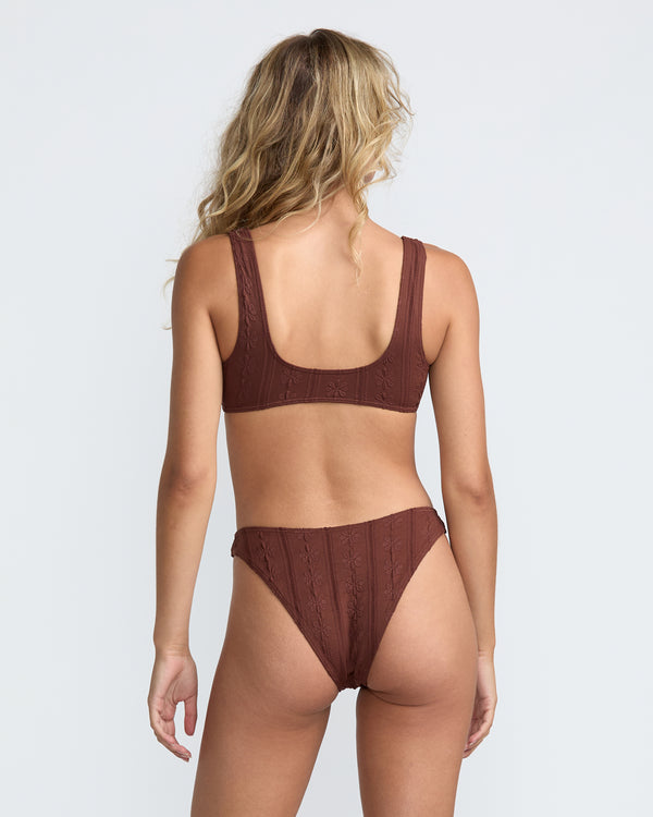 Rvca Sweetness Medium French Bikini Bottom