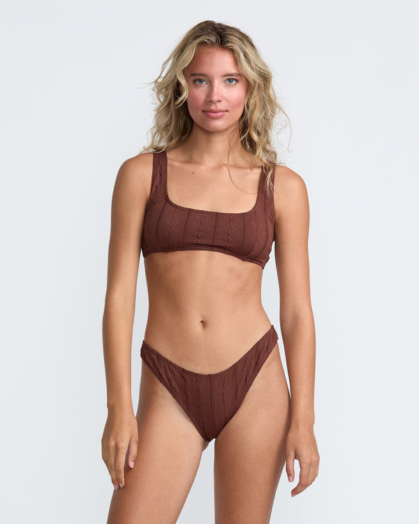 Rvca Sweetness Medium French Bikini Bottom