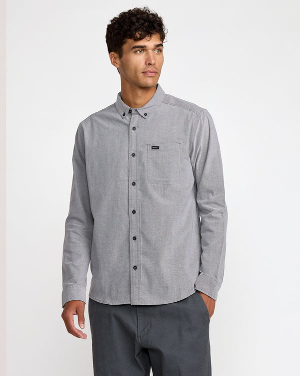 Rvca That'll Do Stretch Woven Long Sleeve Shirt