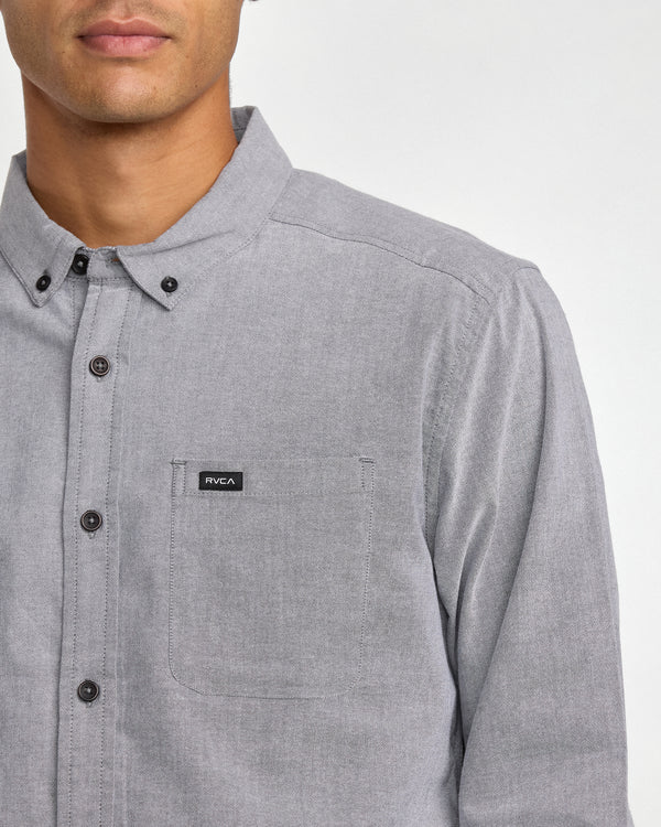 Rvca That'll Do Stretch Woven Long Sleeve Shirt