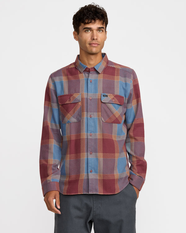 Rvca That'll Work Flannel Long Sleeve Shirt