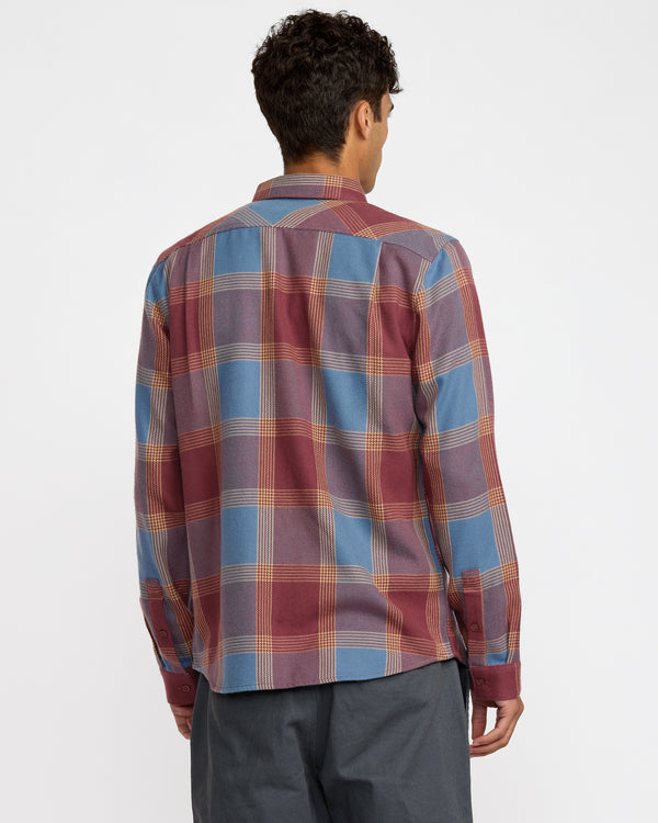 Rvca That'll Work Flannel Long Sleeve Shirt