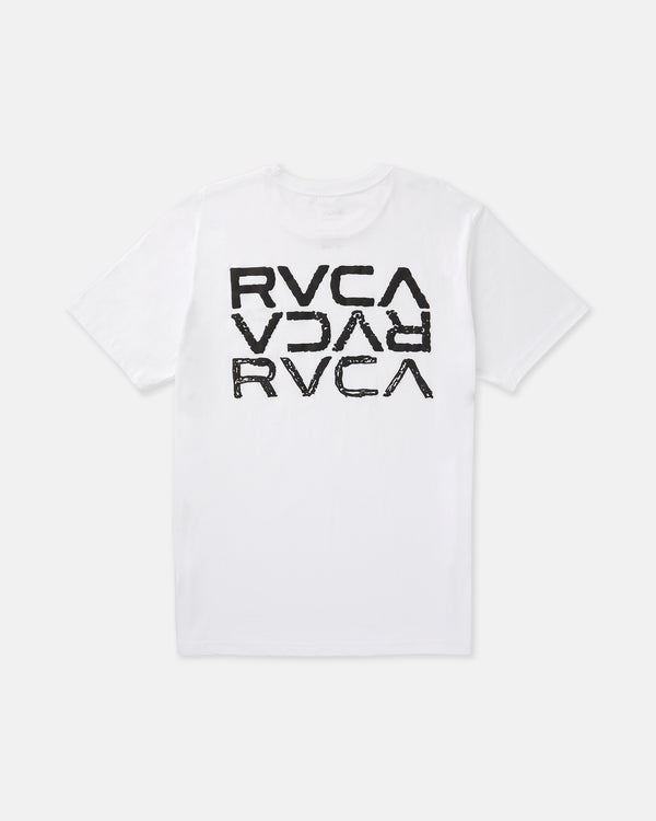 Rvca Three Stack Short Sleeve Tee