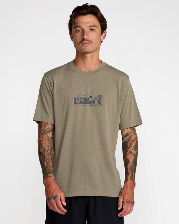 Rvca Tri Industry Short Sleeve Tee