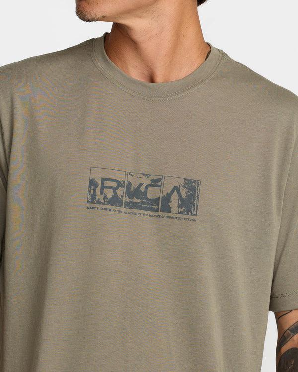 Rvca Tri Industry Short Sleeve Tee