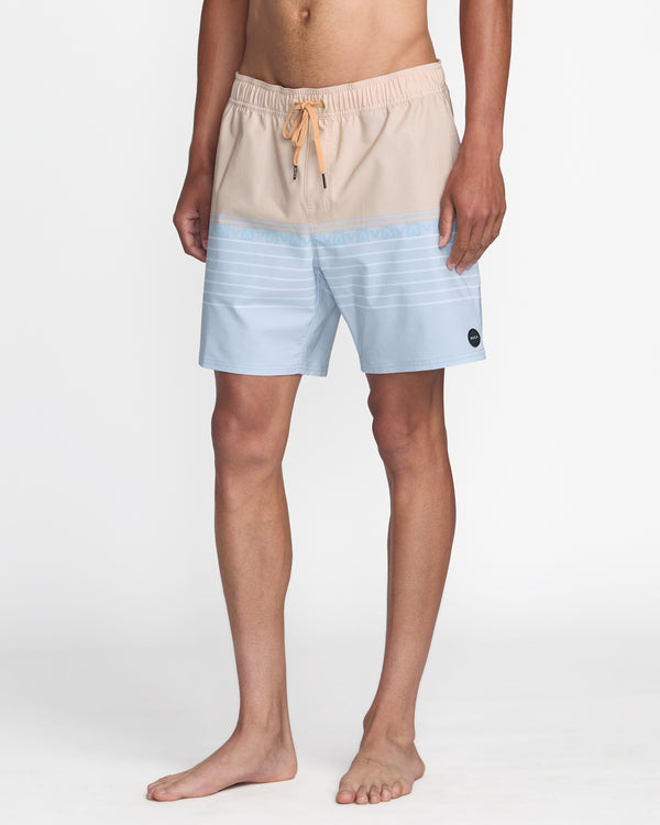 Rvca VA Atlas Elastic 17" Swim Trunk