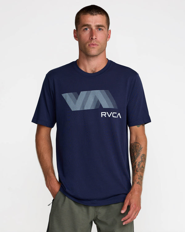 Rvca VA Blur Short Sleeve Tee