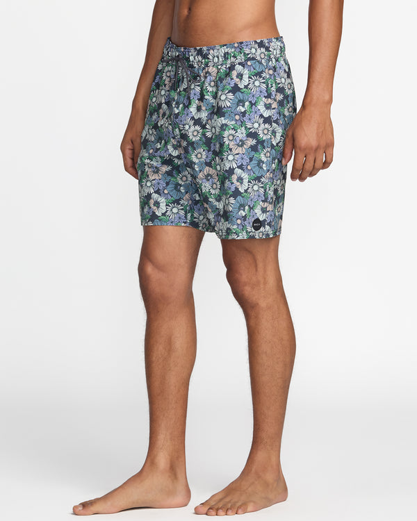 Rvca VA Elastic Short 17" Swim Trunk