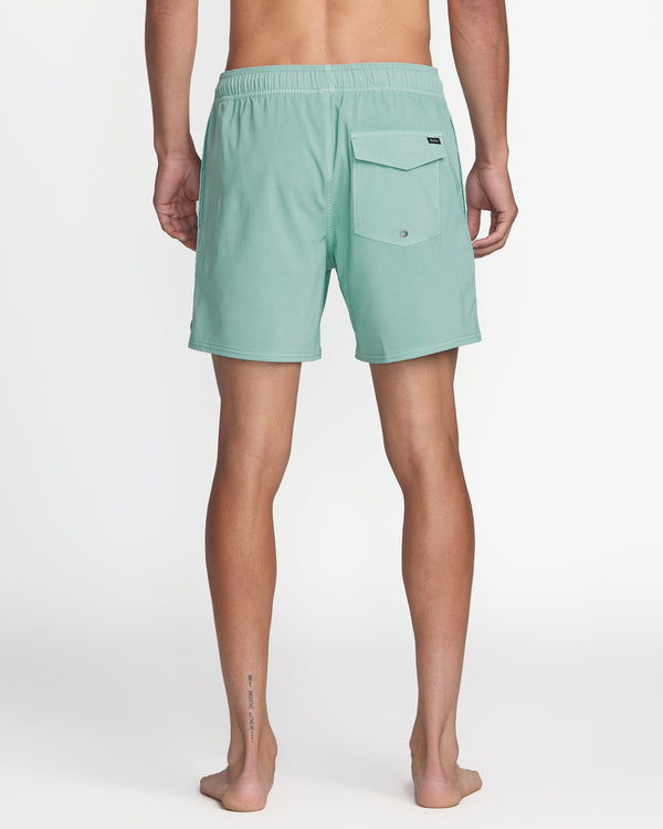 Rvca VA Pigment Elastic Short 16" Swim Trunk