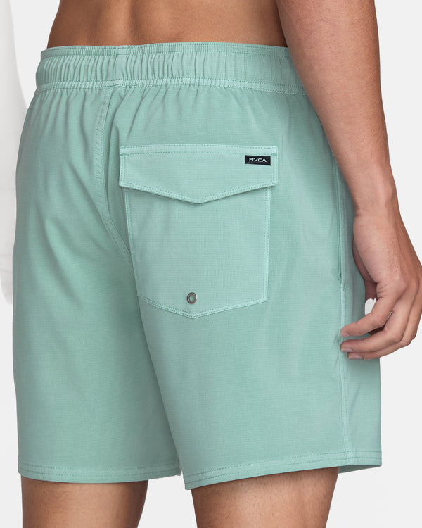 Rvca VA Pigment Elastic Short 16" Swim Trunk