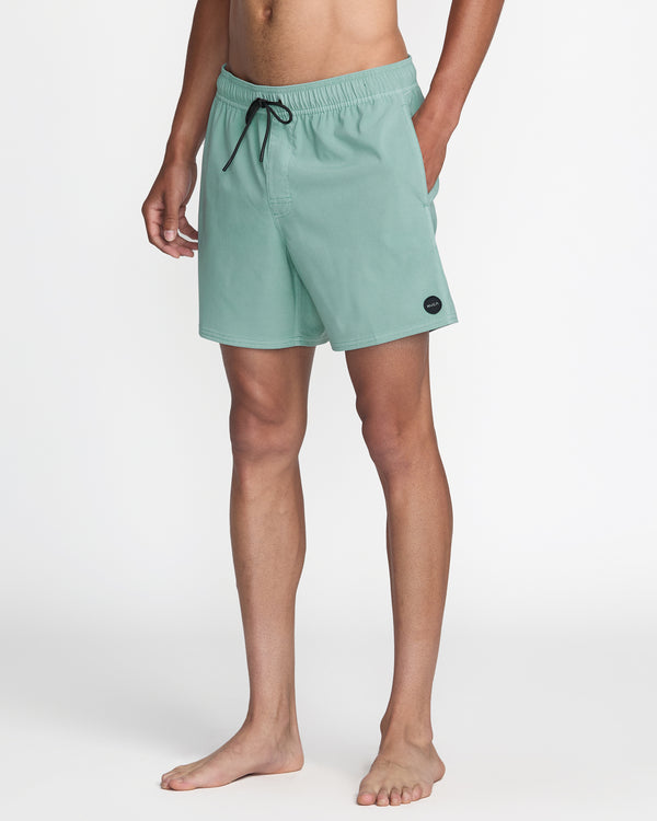 Rvca VA Pigment Elastic Short 16" Swim Trunk