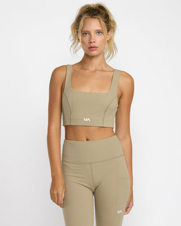 Rvca VA Square Neck Bra